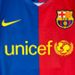 Barcelona 2008/2009 Player Issue Home Shirt - Sylvinho 16