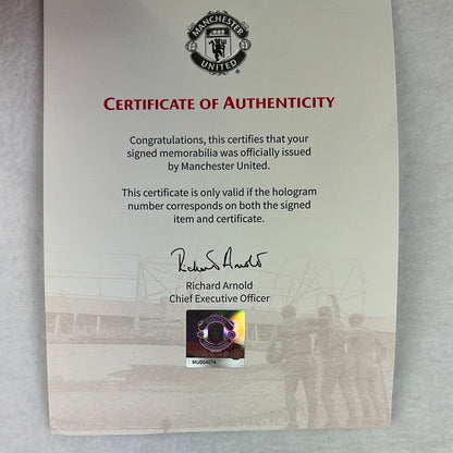 Marcus Rashford Signed Manchester United 2021-2022 Signed Home - Club COA