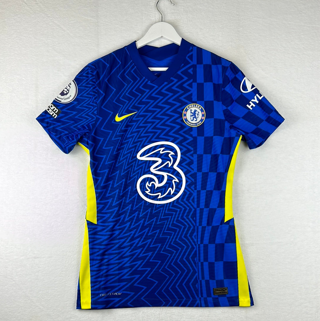 Chelsea 2021/2022 Match Issued Home Shirt Front