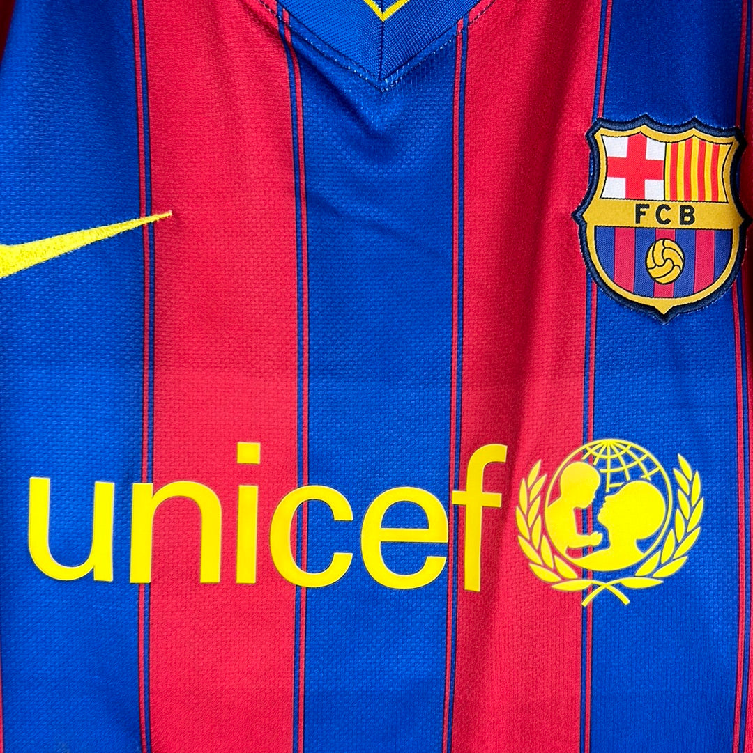 Barcelona 2009/2010 Player Issue Home Shirt - Ibrahimovic 9