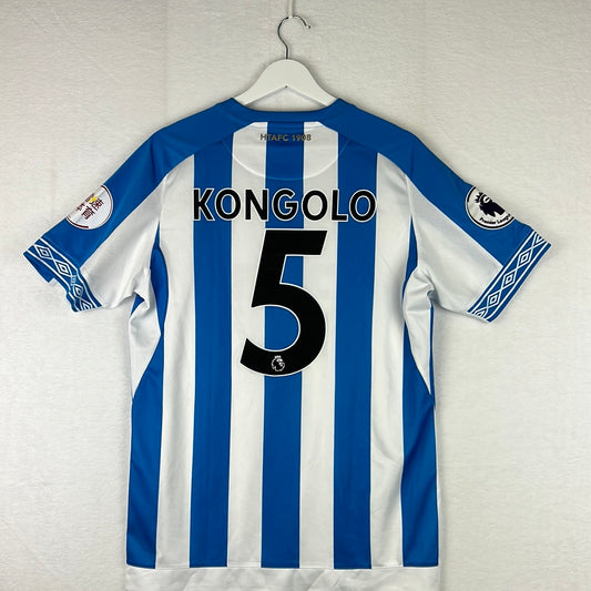 Huddersfield 2018/2019 Match Worn Home Shirt - Kongolo 5