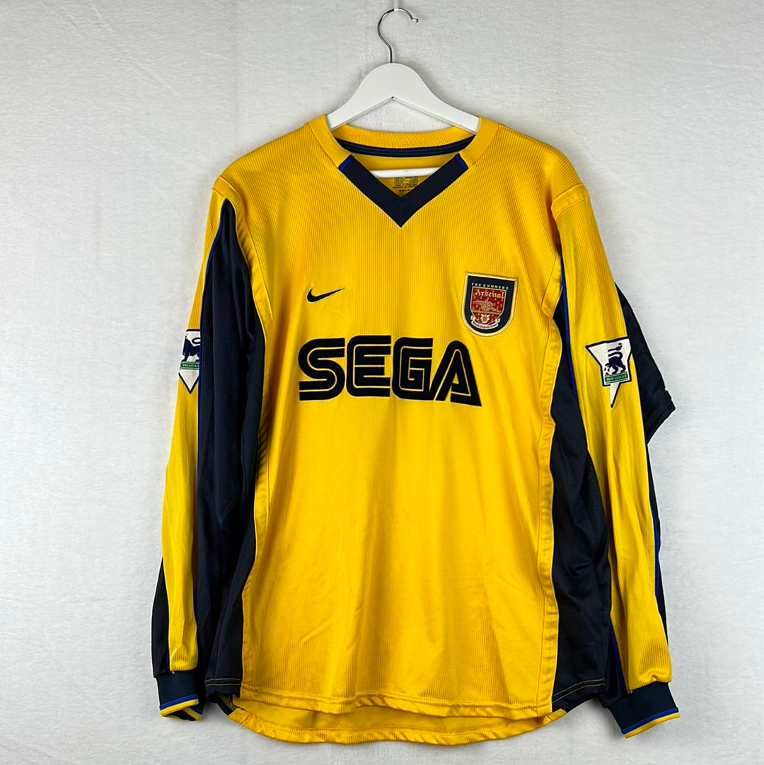 Arsenal 1999/2000 Match Worn Away Shirt Front