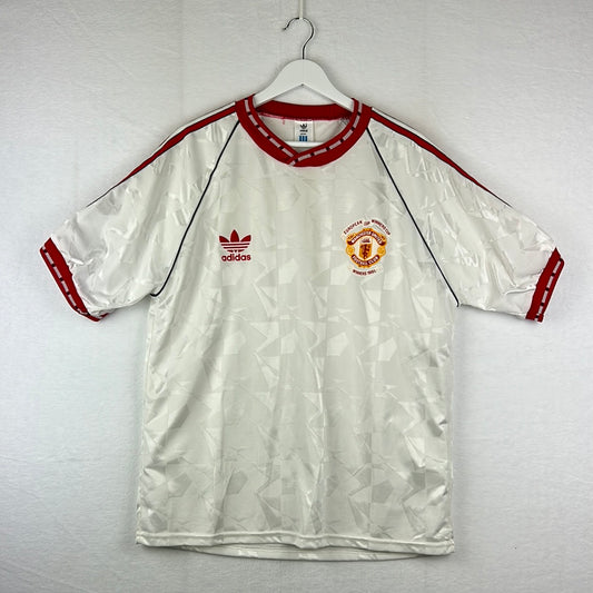 Manchester United 1991 ECWC Away Shirt - Large - Very Good - Authentic