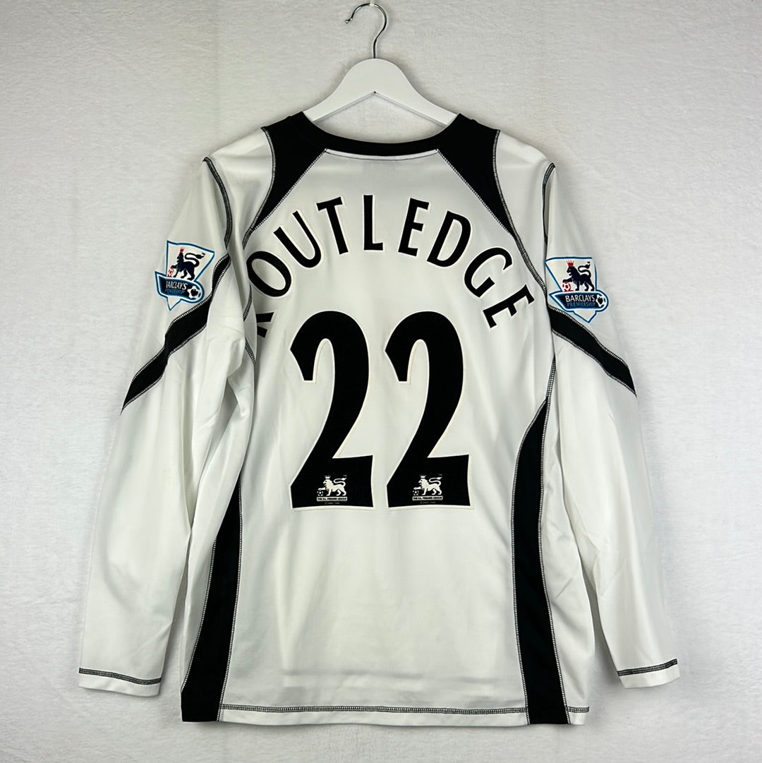 Fulham 2006/2007 Match Issued Home Shirt - Routledge 22