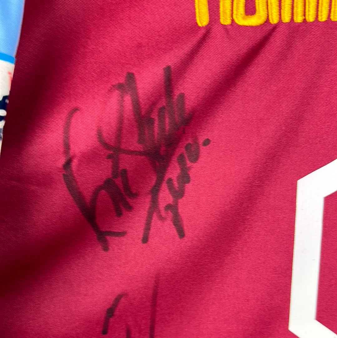 Aston Villa 2005/2006 Player Issue Home Shirt - Bouma 16 - Signed