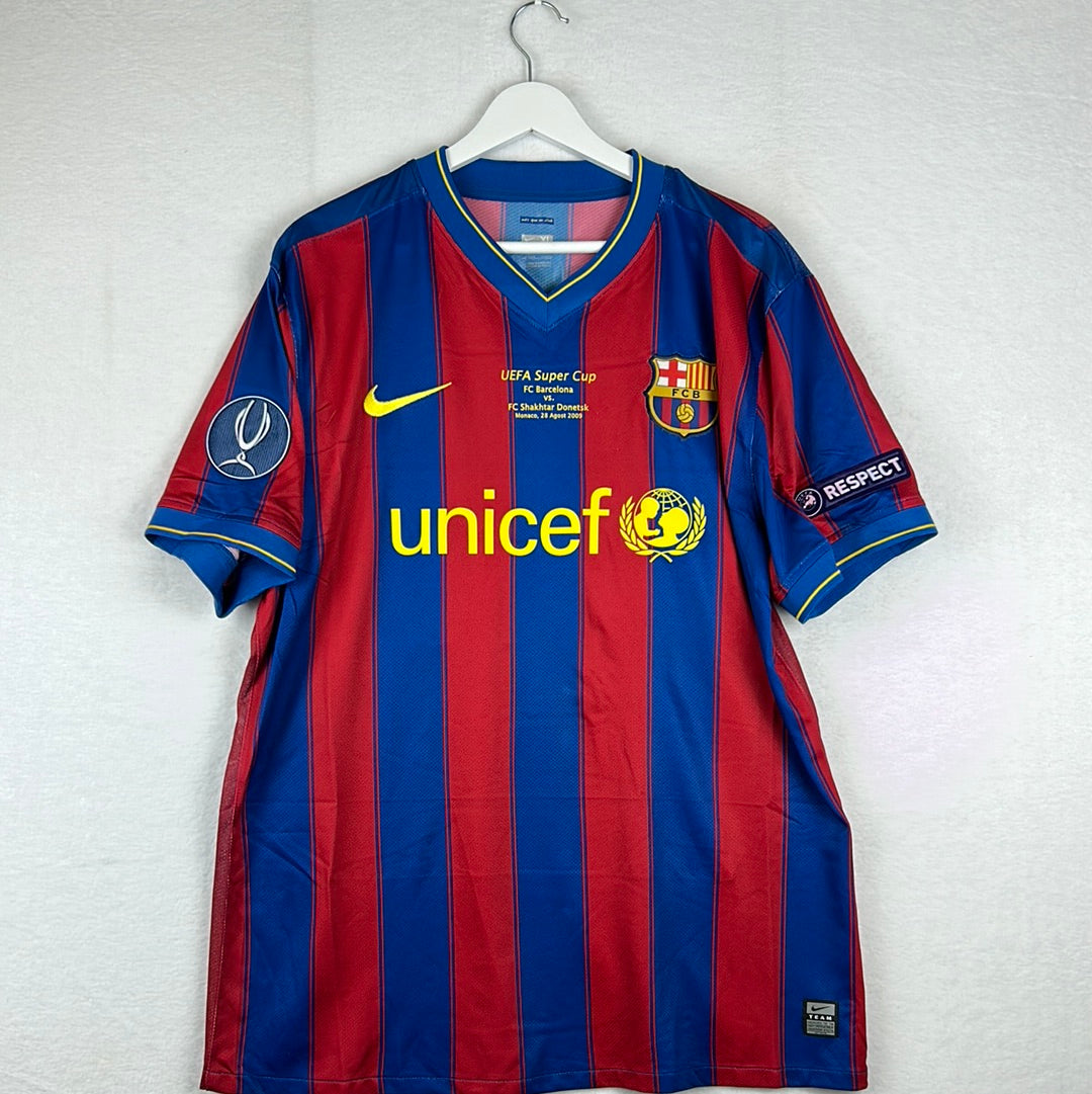 Barcelona 2009/2010 Player Issue Home Shirt