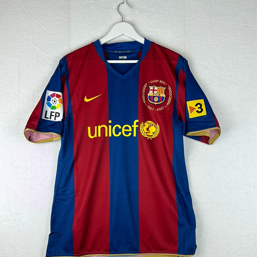 Barcelona 2007/2008 Player Issue Home Shirt - Xavi 6