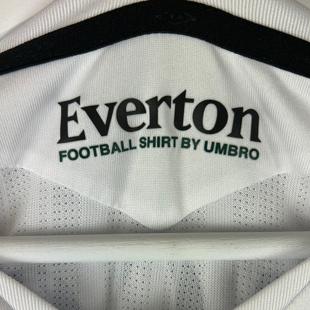 Everton 2007-2008 Player Issue Away Shirt - Lescott 5 - EL - Long Sleeve