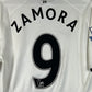 Fulham 2008/2009 Match Issued Home Shirt - Zamora 9