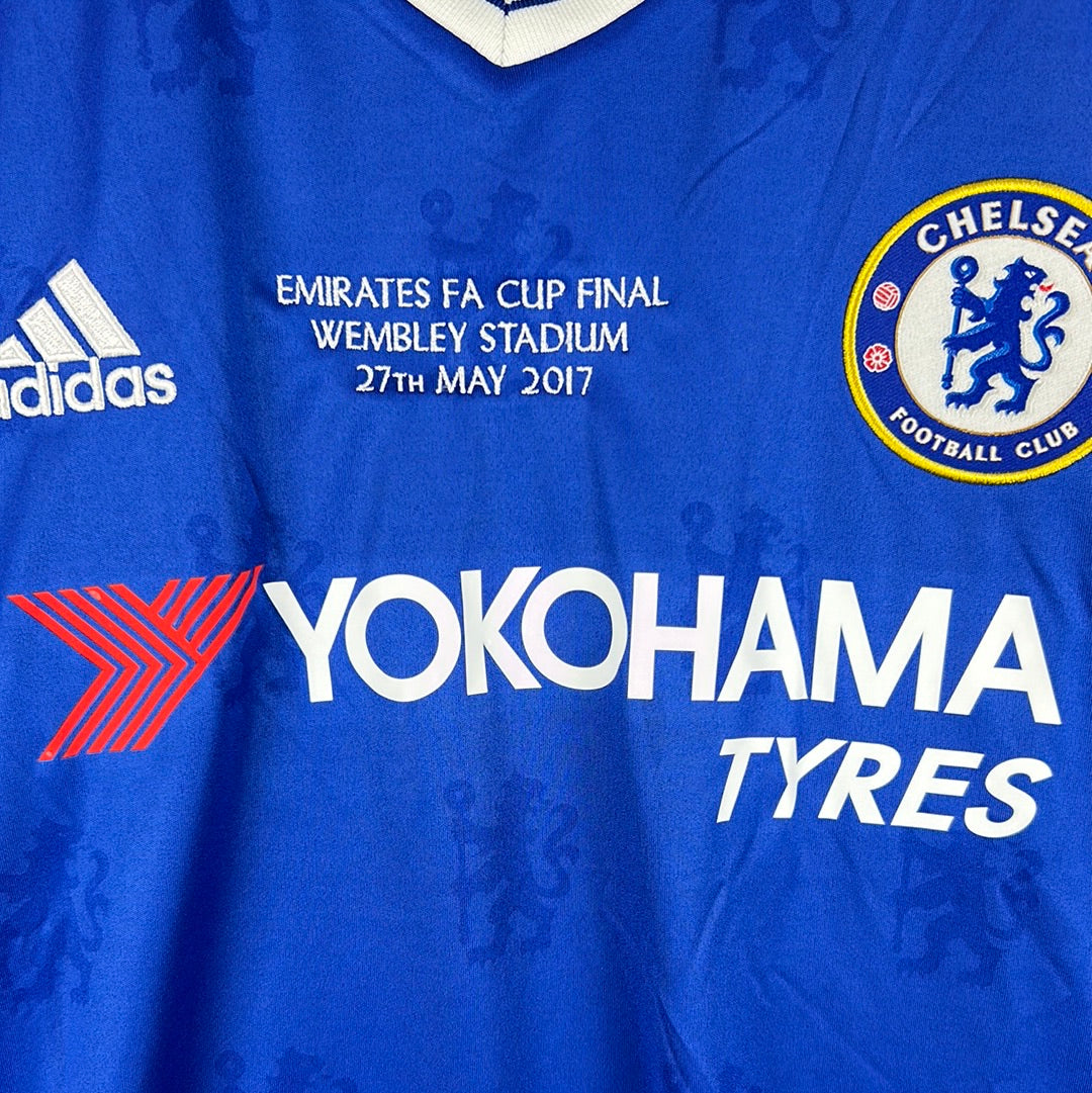 Chelsea 2016/2017 Home Shirt - FA Cup Final - Hazard 10 - 3XL