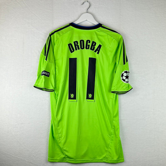 Chelsea 2010/2011 Match Worn Third Shirt - Drogba 11 - COA