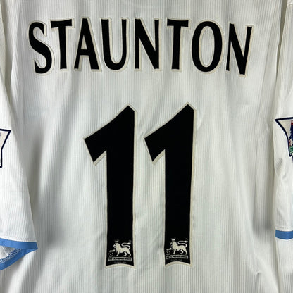 Aston Villa 2002/2003 Player Issue Away Shirt - Staunton 11