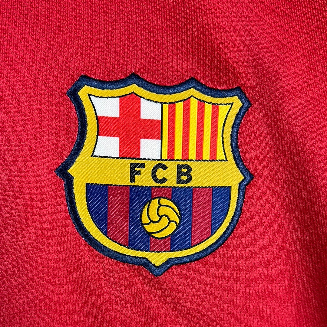 Barcelona 2008/2009 Player Issue Home Shirt - Keita 15 - Short Sleeve