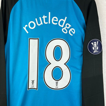 Routledge 18 UEFA cup numbers and sleeve patch