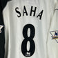 Fulham 2004-2005 Player Issue Home Shirt - Saha 8