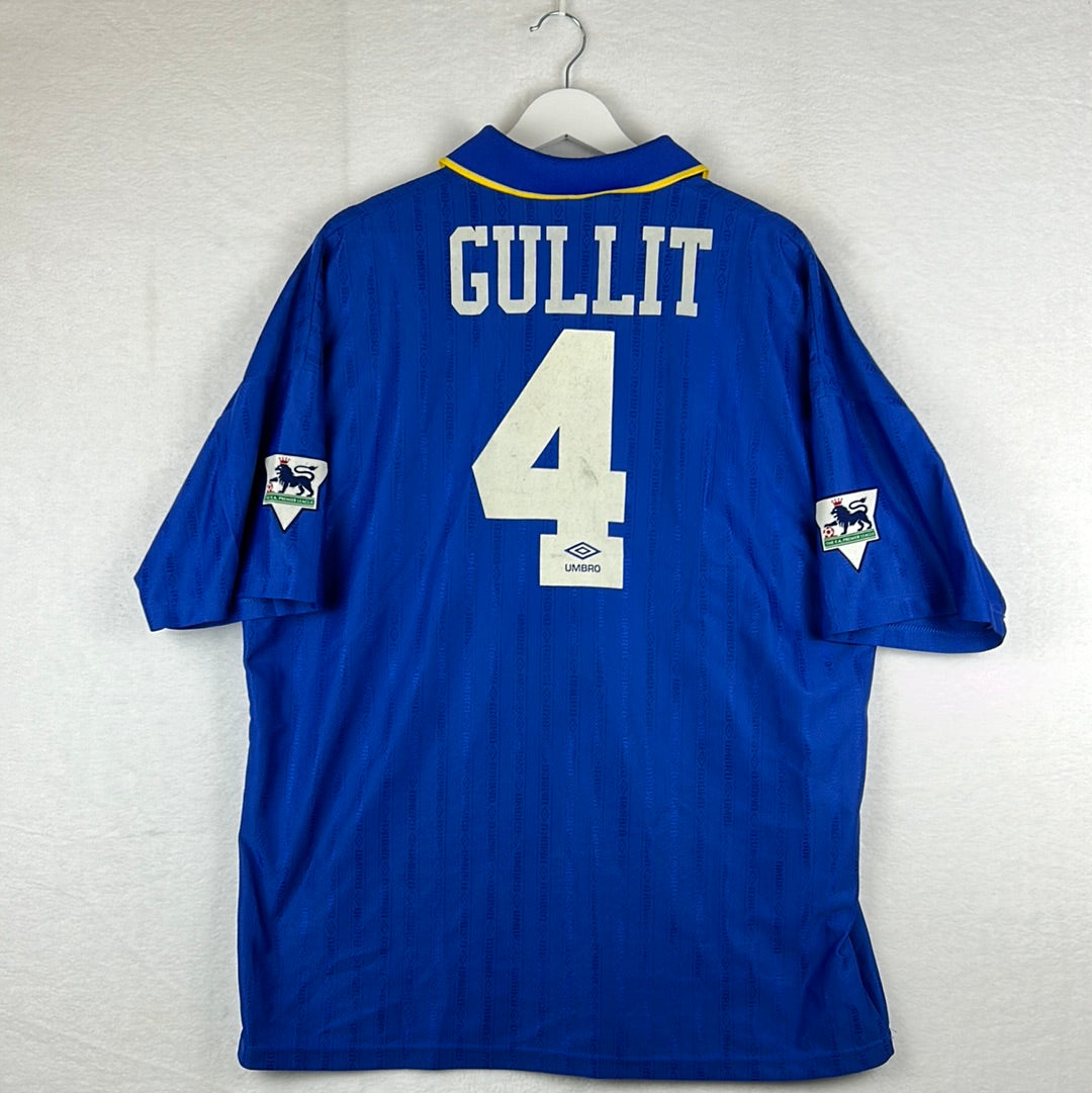 Chelsea 1995/1996 Home Shirt Gullit 4 - XXL - Excellent Condition