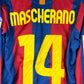 Barcelona 2010/2011 Player Issue Home Shirt - Mascherano 20 - Long Sleeve