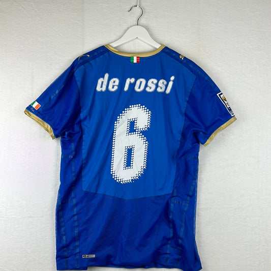 Italy Match Worn/Issued 2008-2009 Home Shirt - Di Rossi 6