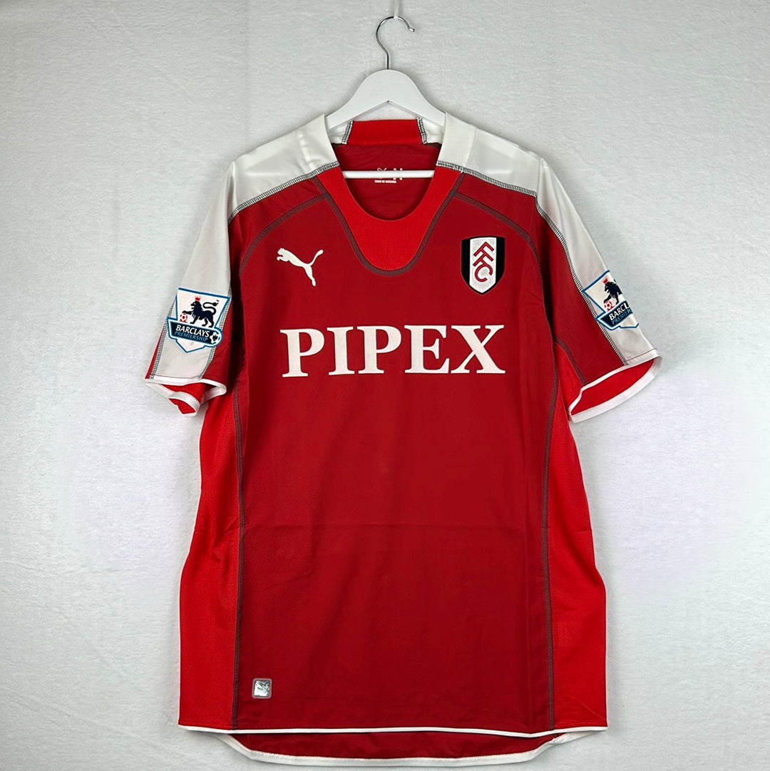 Fulham 2005/2006 Match Worn/Issued Away Shirt -Christanval 19