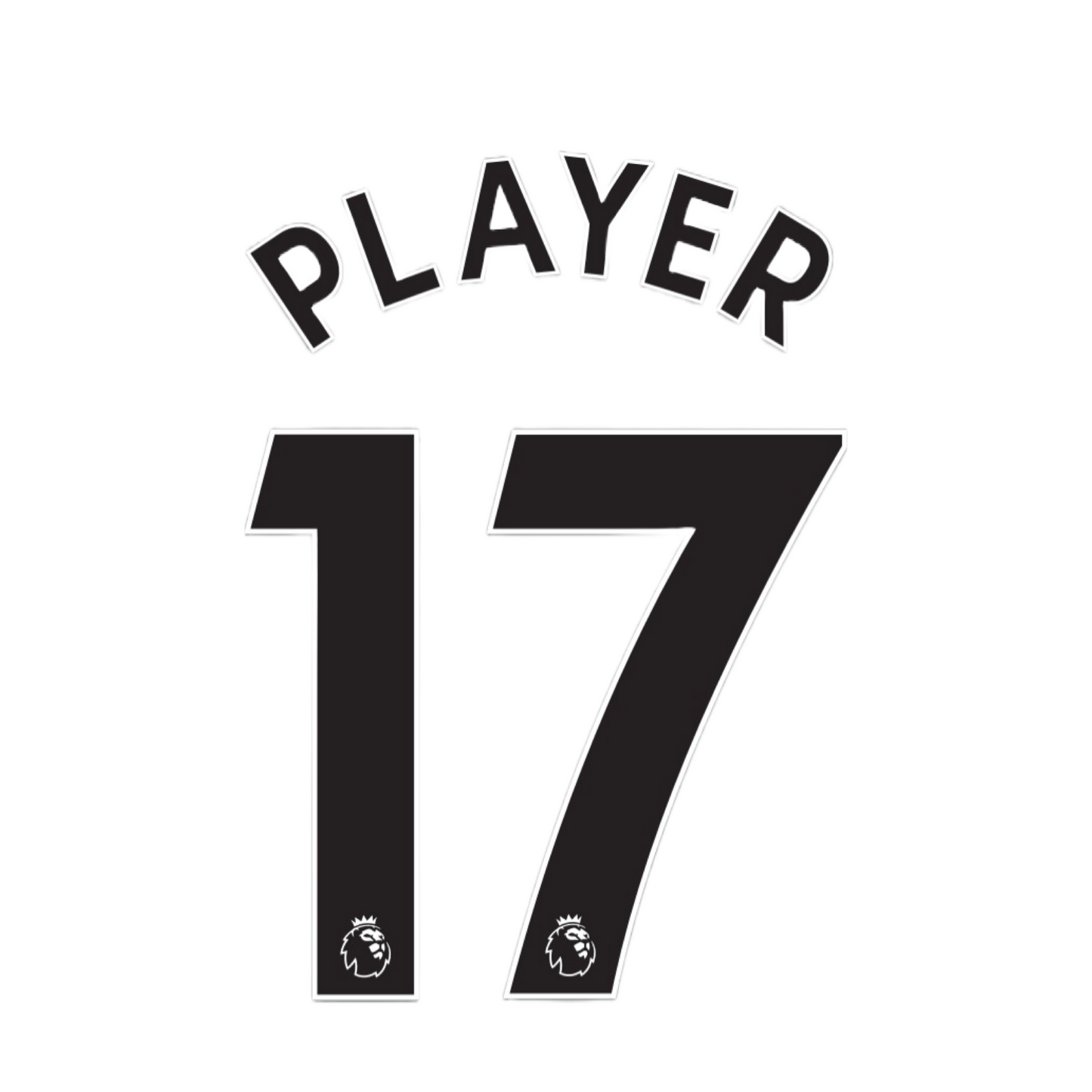 2017 - 19 Player Size Premier League Custom Name Set