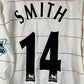 Manchester United 2003-2004-2005 Player Issue Third Shirt - Smith 14