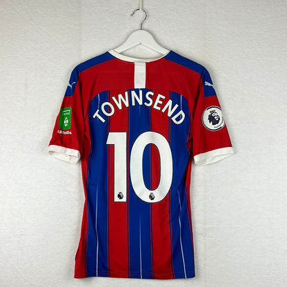 Crystal Palace 2019/2020 Match Worn Home Shirt - Townsend 10