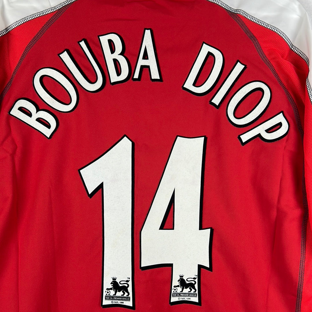 Match Worn Fulham 2004/2005 Away Shirt - Bouba Diop 14