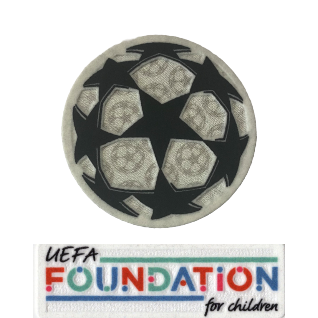 Champions League Sleeve Badges 2021/22 - 2023/24 - Starball and UEFA Federation Patch