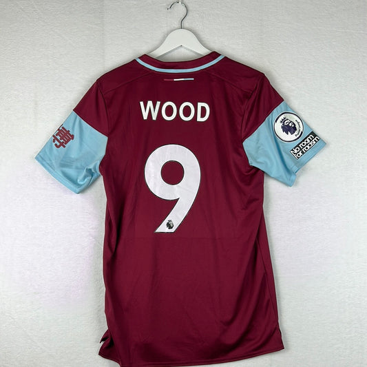 Burnley 2020/2021 Match Worn/ Issued Away Shirt - Wood 9