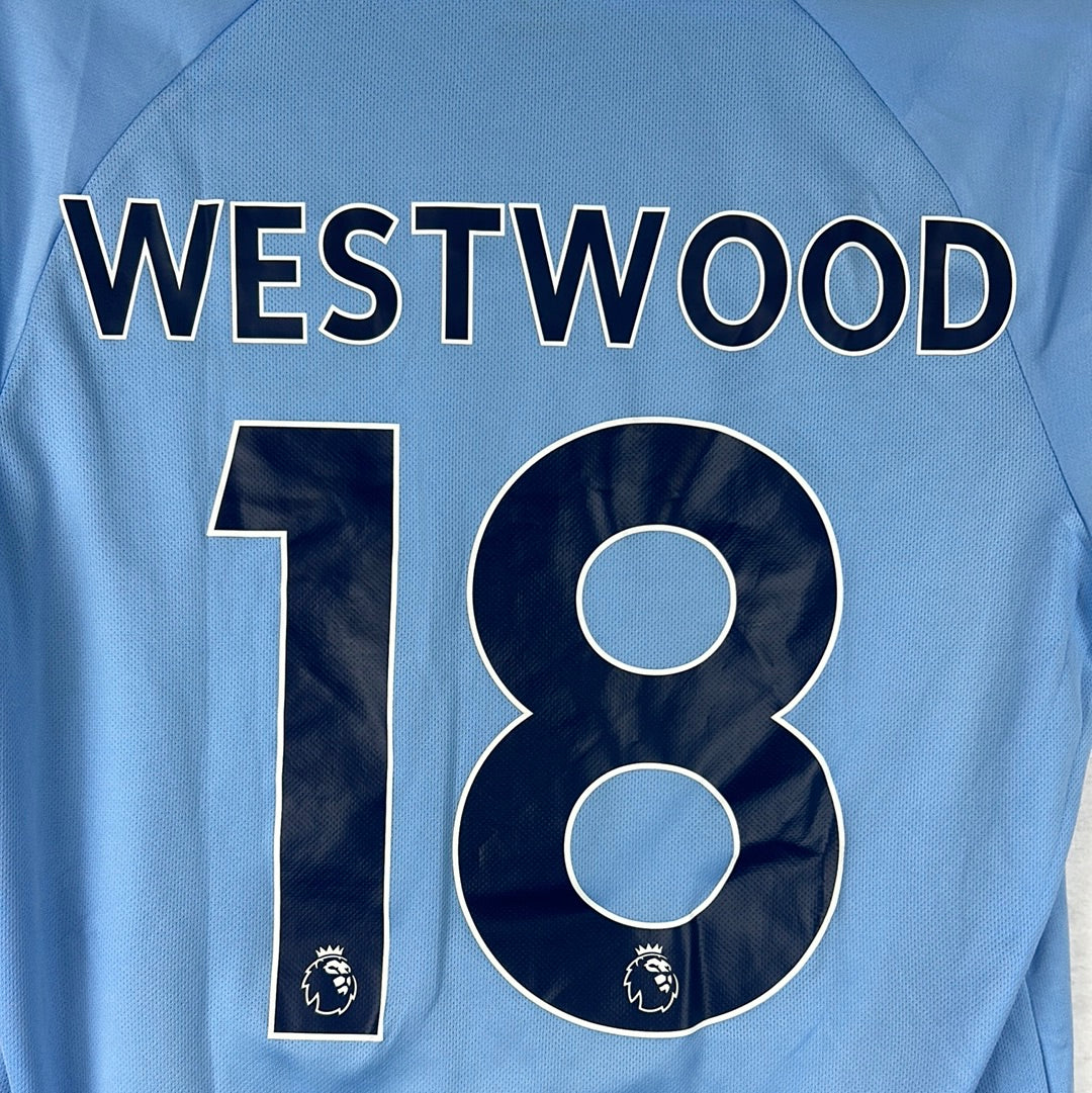 Burnley 2019/2020 Match Worn/ Issued Away Shirt - Westwood 18