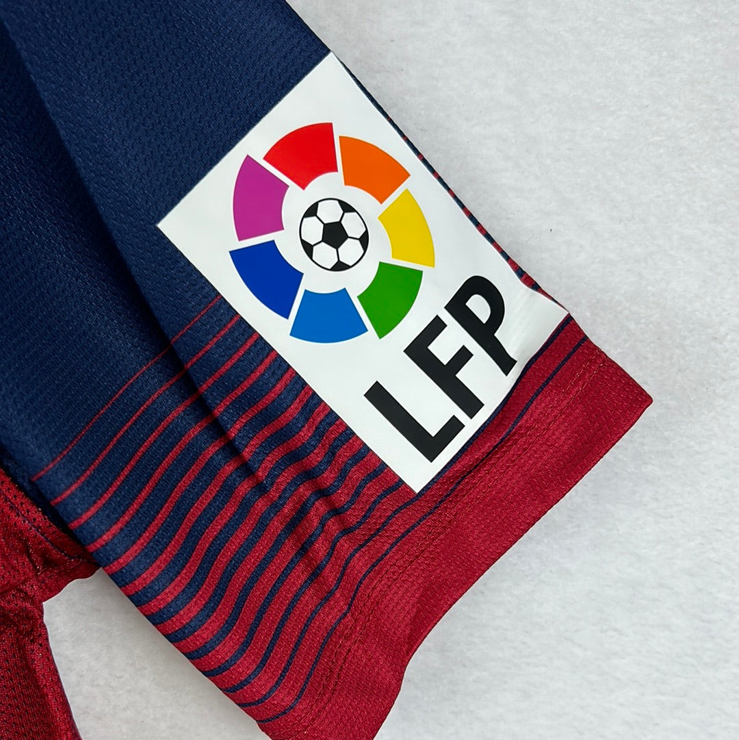 Barcelona 2013/2014 Player Issue Home Shirt - Copa Del Rei Final 2014 - Adriano 21