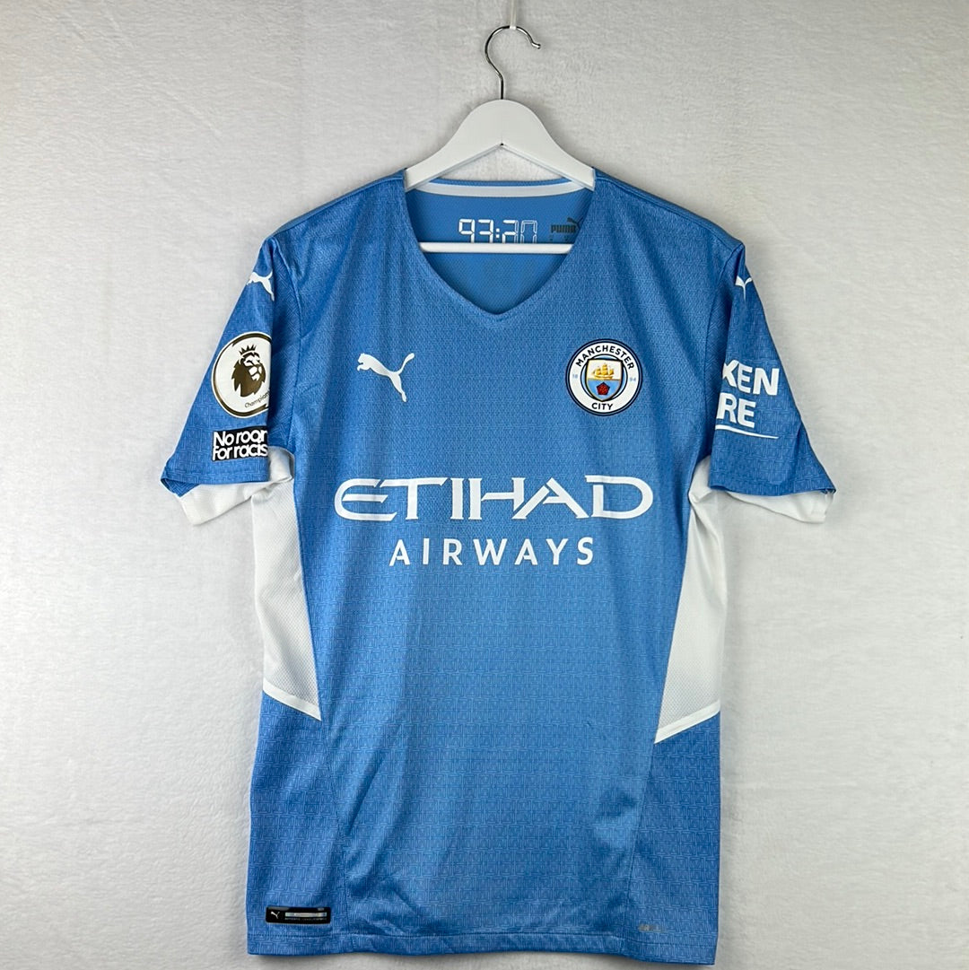 Manchester City 2021-2022 Player Issue Home Shirt Ruben