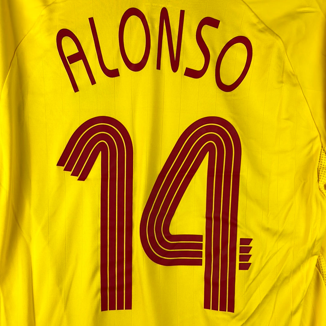 2004-06 Liverpool Away Shirt Alonso #14 - 7/10 - (M)