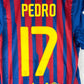 Barcelona 2011/2012 Player Issue Home Shirt - Pedro 17