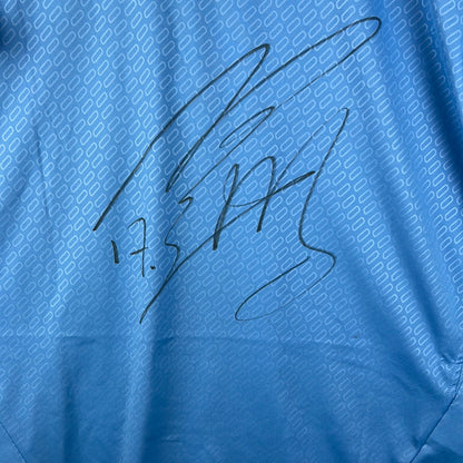 Manchester City 2004-2005 Player Issue Home Shirt - Sun 17 - Signed