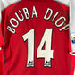 Fulham 2005/2006 Match Worn Away Shirt - Bouba Diop 14 - Dirty