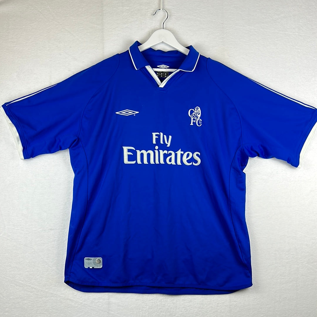 Chelsea 2001/2002 Home Shirt - Various Sizes - Vintage Chelsea Shirts