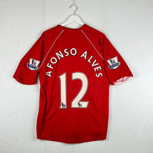 Middlesbrough 2008/2009 Player Issue Home Shirt - Afonso Alves 12