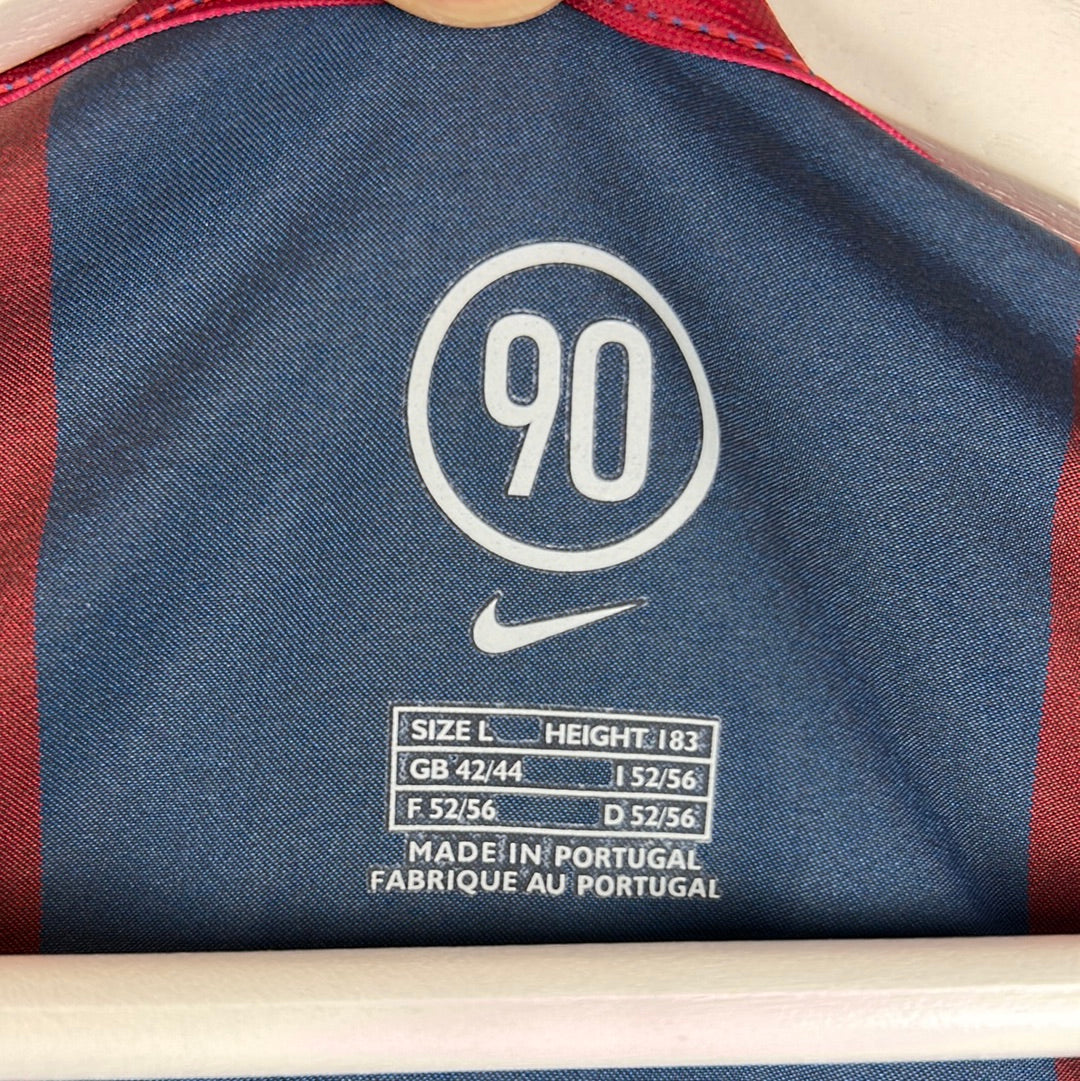 PSG PARIS SAINT-GERMAIN football jersey home shirt 2004/2005 size XL Boys