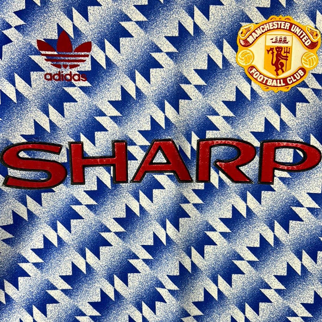 Manchester United 1990 Away Shirt - Authentic - Good Condition - Size Medium