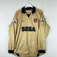 Arsenal 2001/2002 Match Worn Away Shirt - Grimandi - Gold Sega