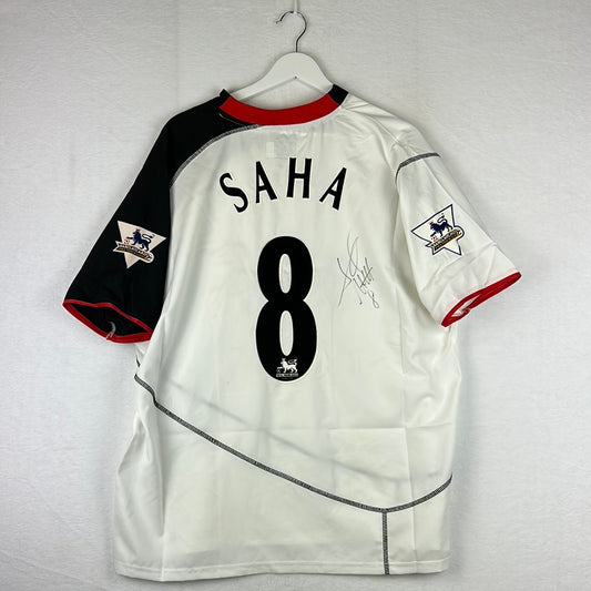 Fulham 2003/2004 Match Worn Home Shirt - Saha 8