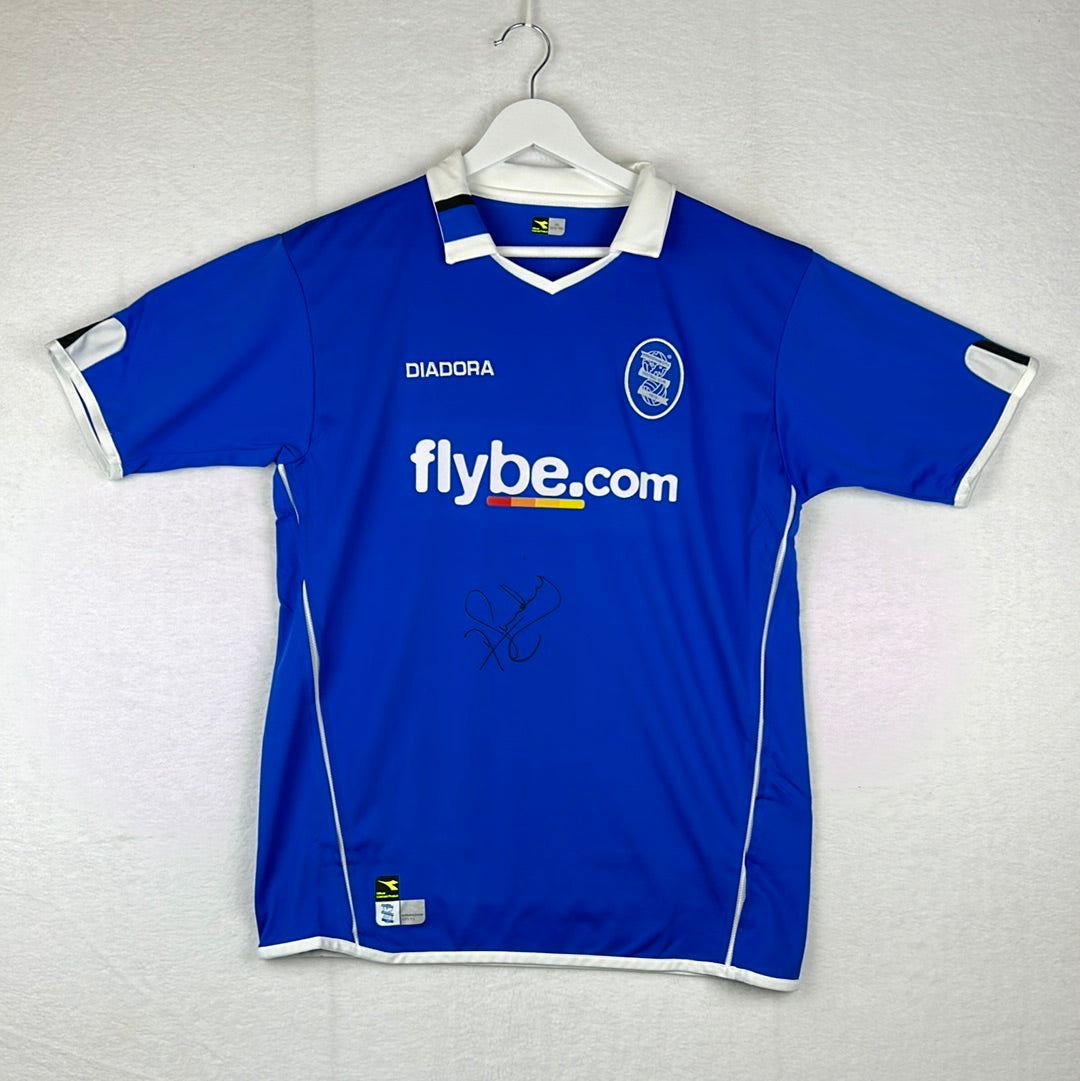 Walter Pandiani Signed Birmingham City 2004-2005 Home Shirt