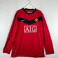 Manchester United 2009/2010 Home Player Issue Shirt - Long Sleeve