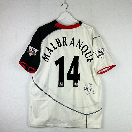 Fulham 2002/2003 Match Worn Home Shirt - Malbranque 5
