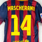 Barcelona 2013/2014 Player Issue Home Shirt - Mascherano 14