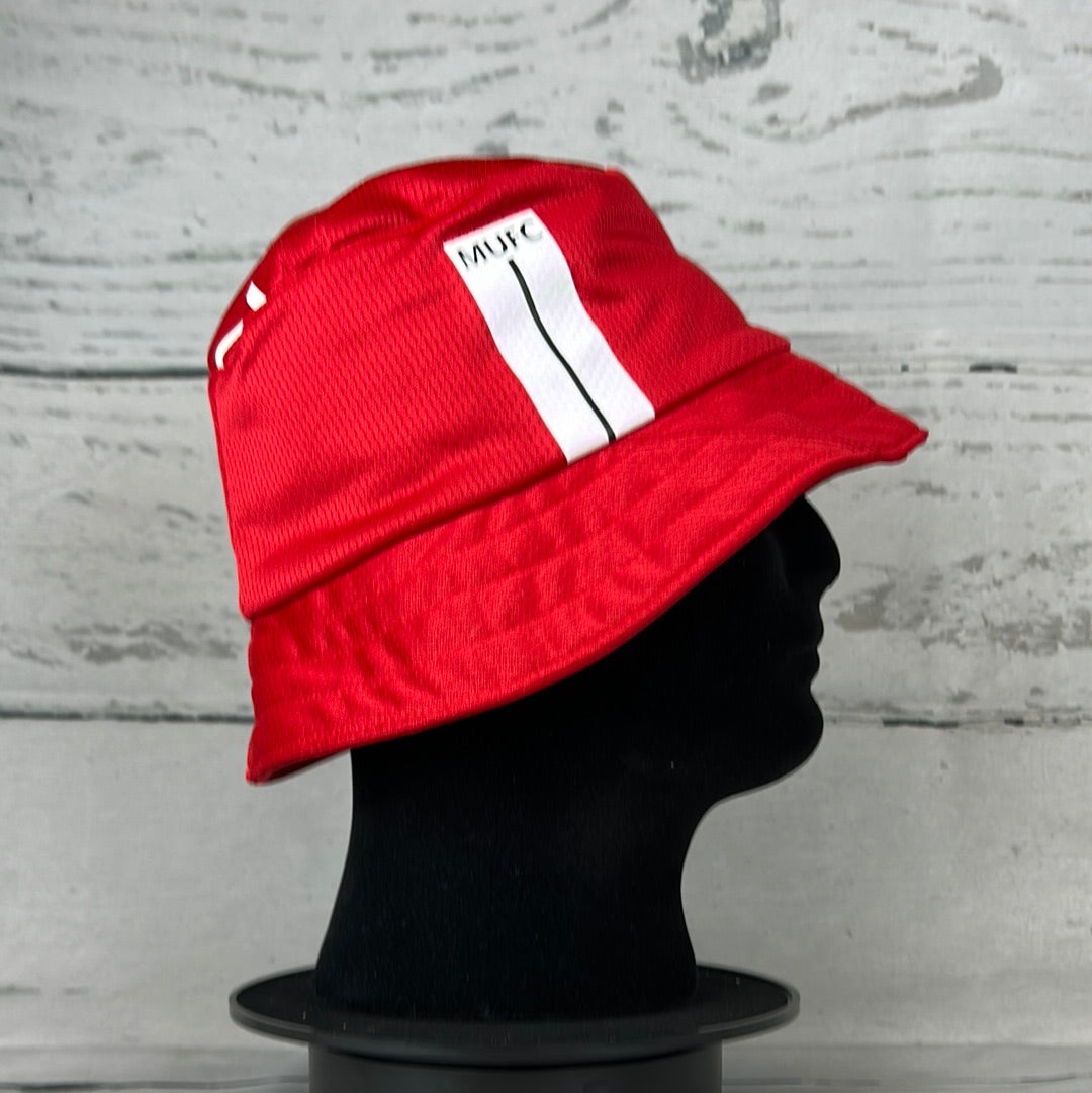 Manchester United 07/08 Upcycled Home Shirt Bucket Hat