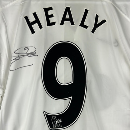 Fulham 2007/2008 Match Issued Home Shirt - Healy 9 - Signed