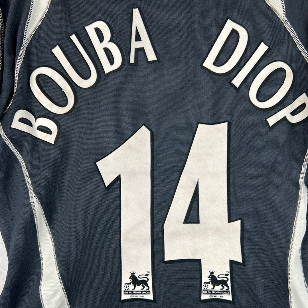 Fulham 2006/2007 Match Worn/Issued Away Shirt - Bouba Diop 14