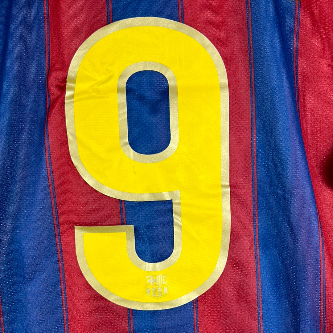 Barcelona 2009/2010 Player Issue Home Shirt - Ibrahimovic 9